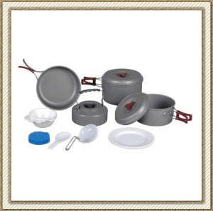 Outdoor Camping Aluminum Cookware (CL2C-DT1915-6)