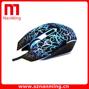 Color Changeable Wired Optical LED Light Gaming Mouse for PC Laptop